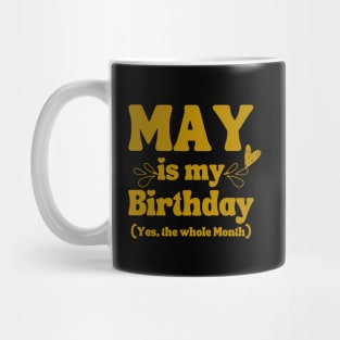 May Birthday Mug